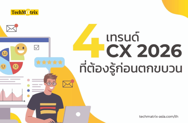 4 เทรนด์ CX ปี 2026 ที่องค์กรต้องรู้ก่อนตกขบวน